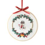 Christmas Decoration Beginner DIY Embroidery Kit Fabric Handmade Crafts – S334