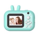 Instant Print 24MP Camera 2.4 inch HD 1080P Children Digital Photo Camera with 32GB Memory Card – Blue Camera+Printing Paper+32G Card
