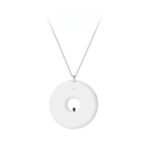 Necklace Wearable Air Purifier USB Charging Air Cleaner Negative Ion Freshener Odor Remover – White