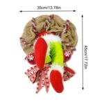 Stealer Thief Christmas Wreath Xmas Decor Burglar Christmas Garland Decoration – M