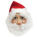 Santa Claus Mask Costume Face Party Masquerade Fancy Dress