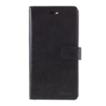 MERCURY GOOSPERY Mansoor Series Wallet Style Leather Cover Case for iPhone 12 5.4-inch – Black