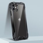 Quality Shockproof Metal + PC + TPU Hybrid Case for iPhone 11 6.1-inch – Black