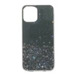 Sparkle Starry Sky Epoxy TPU Shell Case for iPhone 12/12 Pro – Black