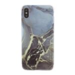 Marble Pattern Four-corner Anti-fall IMD TPU Case for iPhone XS Max 6.5 inch – Style A