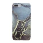 Marble Pattern IMD TPU Case for iPhone 8 Plus/7 Plus 5.5 inch Four-corner Anti-fall Cover – Style A