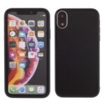 For iPhone XR 6.1 inch Glass + PC + TPU Combo Case Protector – Black