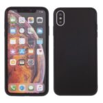 Glass + PC + TPU Combo Cover Protection Phone Casing for iPhone XS Max 6.5 inch – Black