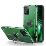 Drop-proof Metal Silicone Combo Case for iPhone 12 Mini – Green