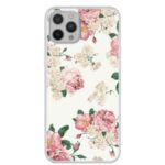 Pattern Printing Soft TPU Back Case for iPhone 12 Pro Max – Flowers