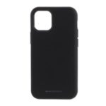 MERCURY GOOSPERY Magnetic Mirror Makeup Shell PC + TPU Phone Cover for iPhone 12 mini – Black