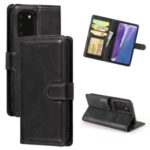 Wallet Leather Stand Case for Samsung Galaxy Note 20/Note 20 5G – Black