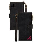 Wallet Phone Case PU Leather Coated TPU Cover for Samsung Galaxy A31 – Black