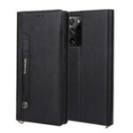 CMAI2 Leather Stand Case with Card Slots for Samsung Galaxy Note 20/Note 20 5G – Black