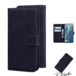 Leather Wallet Stand Phone Case for Samsung Galaxy Note 20/Note 20 5G – Black