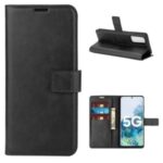 Protective Shell Wallet Leather Stand Flip Case for Samsung Galaxy S20 FE/S20 Fan Edition/S20 FE 5G/S20 Fan Edition 5G – Black