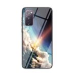 Starry Sky Pattern Tempered Glass + PC + TPU Combo Case for Samsung Galaxy S20 FE 5G/Fan Edition 5G/S20 FE/Fan Edition – Meteor