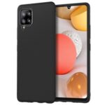 Jazz Series Twill Texture TPU Shell Case for Samsung Galaxy A42 5G – Black