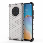 Honeycomb Skin Shock-proof TPU + PC Case for Huawei Mate 40 – White