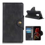 With Wallet Leather Cover for Motorola Moto G9 Play – Black