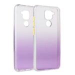 Gradient Color TPU Phone Case for Xiaomi Redmi Note 9 – Purple