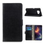 Leather with Wallet Crazy Horse Skin Cover for Xiaomi Poco X3 NFC – Black