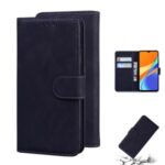 Leather Wallet Stand Phone Case forXiaomi Redmi 9C – Black