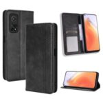 Auto-absorbed Retro Leather Case Cover for Xiaomi Mi 10T 5G/Mi 10T Pro 5G/Redmi K30S – Black