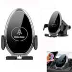 Wireless Car Charger Mount Fast Charging Suction Cup Mount Phone Holder