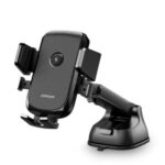 JOYROOM JR-ZS213 15W Qi Certification Wireless Fast Charging Car Dashboard Bracket – Black