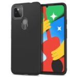 Jazz Series Twill Texture TPU Shell Protection Case for Google Pixel 4a 5G/Pixel 5 XL – Black