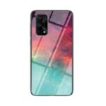 Starry Sky Pattern Tempered Glass + PC + TPU Hybrid Cover for Realme X7 pro – Color Sky