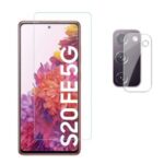 2.5D 9H Arc Edge Tempered Glass Screen Protector for Samsung Galaxy S20 FE/S20 Fan Edition with Camera Lens Film