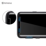 AMORUS Curved Edges UV Liquid Tempered Glass Full Covering Screen Protector for Samsung Galaxy S9 Plus