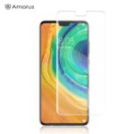 AMORUS Clear 3D Curved Full Screen Coverage Tempered Glass UV Film Screen Protector for Huawei Mate 30