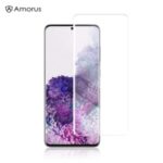 AMORUS for Samsung Galaxy S20 [UV Light Irradiation] UV Film 3D Curved Tempered Glass Screen Protector
