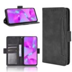 Leather Wallet Phone Cover Shell with Multiple Card-Carrying Slots for Infinix S5 Pro/X660 – Black