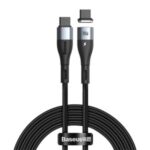 BASEUS Zinc Magnetic Safe Fast Charging Data Cable Type-C to Type-C 100W, 1.5m – Black