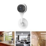 Adjustable Bracket Magnetic Wall Ceiling Mount Holder for Nest Cam Indoor Security Camera – White