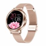 MK20 Smart Watch Bracelet Wristband Blood Pressure Heart Rate Monitoring Smart Watch Band Fitness Tracker – Rose Gold