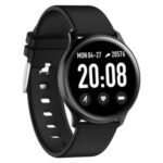 LEMONDA SMART KW19 1.3-inch Full Touch Screen Smart Watch Sleep Heart Rate Monitor IP67 Waterproof Watch – Black