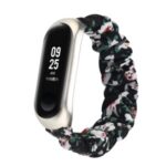 Printing Cloth Style Watch Band for Xiaomi Mi Band 4/3 Bracelet Strap – Colorful Flower