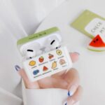 IMD TPU Bluetooth Earphone Protective Case with Food Combination Pattern for Apple AirPods Pro – Fruits
