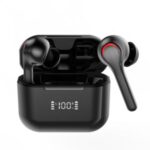 A6 Bluetooth Wireless Earphone Headset Headphone with Charging Case – Black