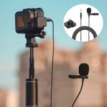 3.5mm Audio Video Record Lapel Microphone + Adpater for Osmo Action Camera