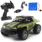 1:18 20KM/H Electric USB Rechargeable RC Car 2.4GHz Remote Control Toy Car – Green