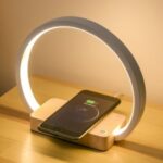 10W Wireless Qi Phone Charger Table Lamp Night Light Phone Holder Stand for iPhone Samsung Xiaomi Huawei