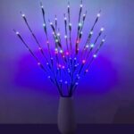 Simulation Tree Branch 20-LED Light Christmas Party Decor Decorative Lights – Colorful