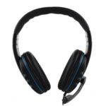 3.5mm Wired Gaming Headset Noise Canceling Over Ear Earphone with Microphone – Black / Blue